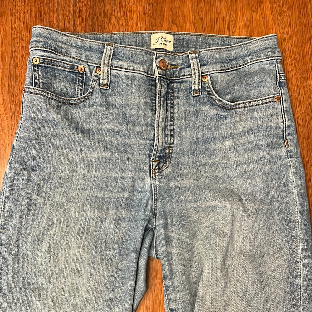 J.Crew 9” High-Rise Toothpick Jeans Size 29